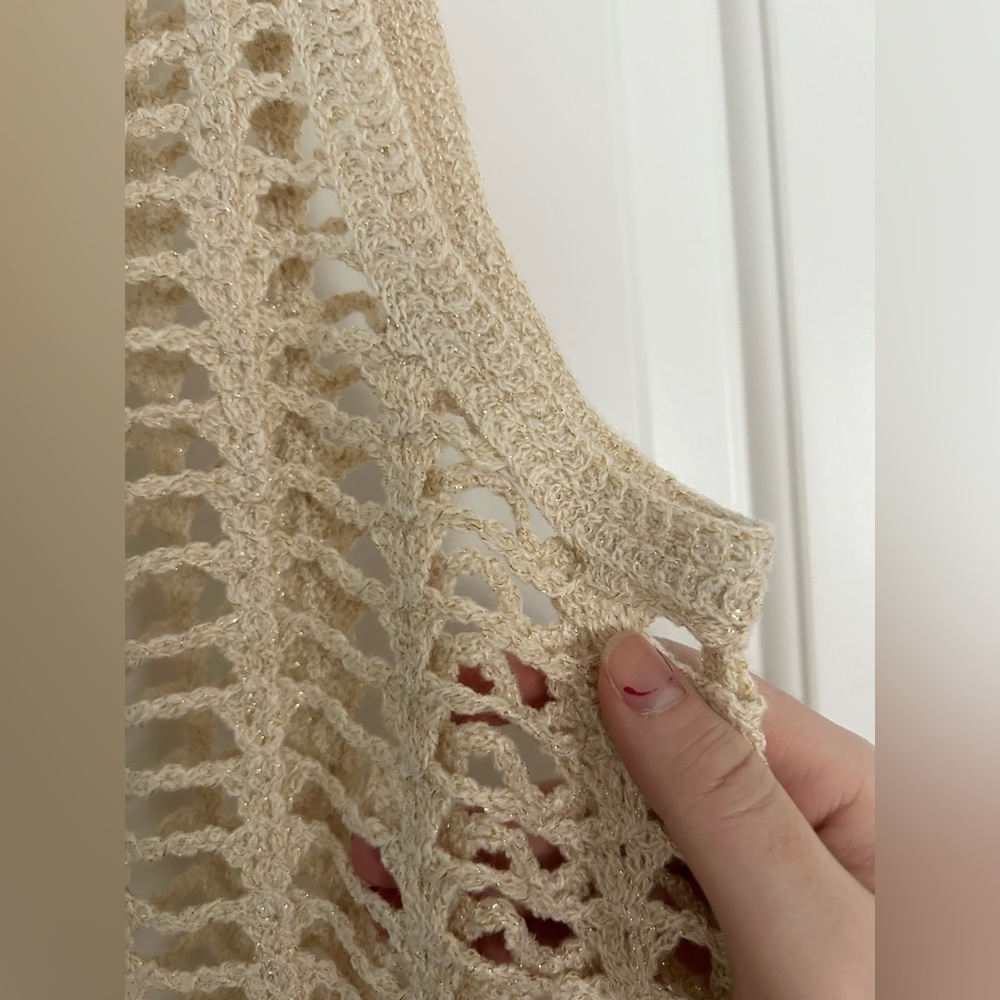 Zara Crochet Knit Swim Cover Up - Picture 7 of 8